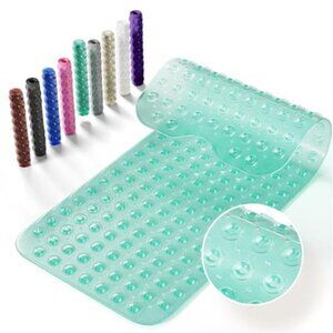 Non Slip Bath Tub Mat Extra Large Shower Mat Suction Cups Machine Washable